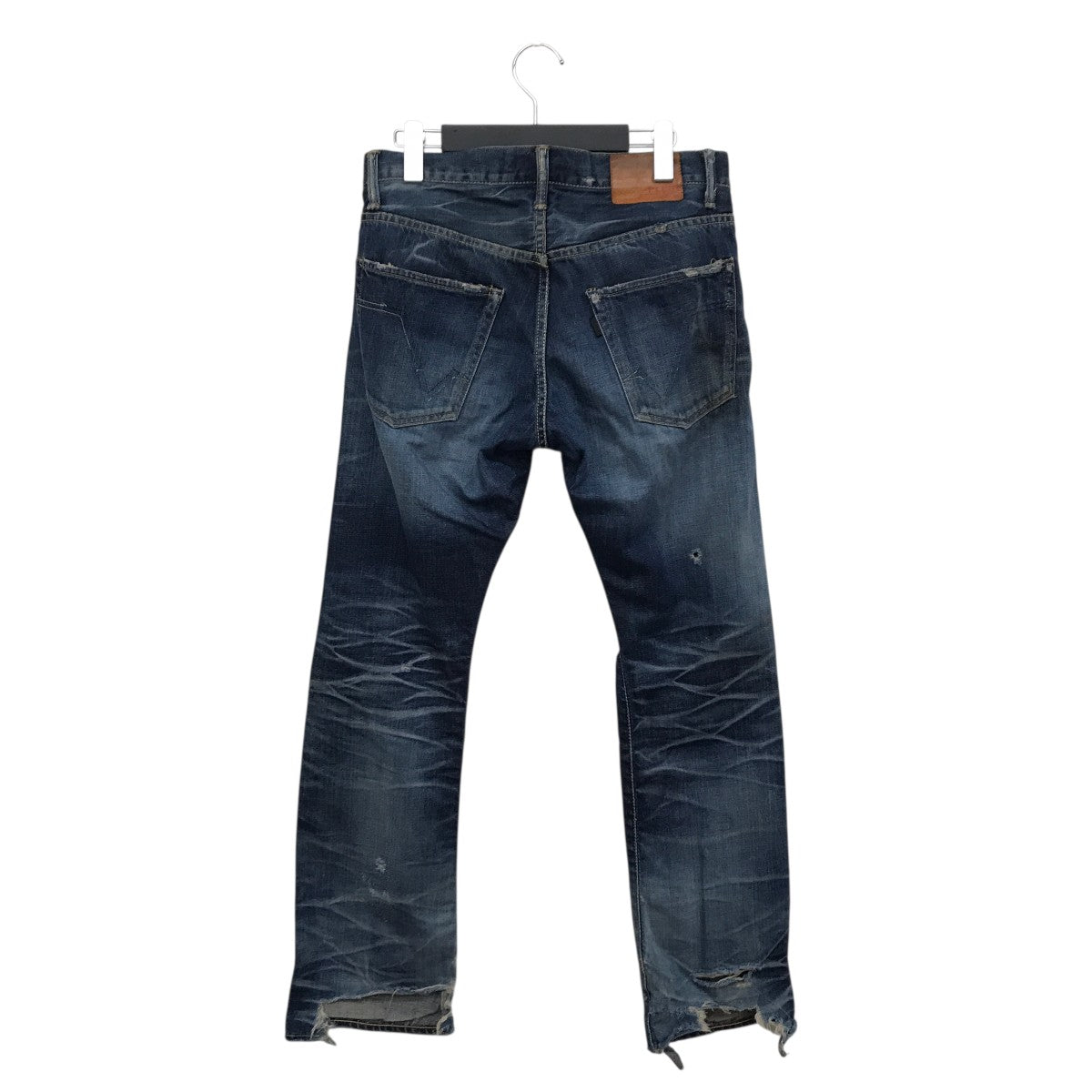 PLEIN ダメージ加工デニムパンツ 古着・中古-2枚目のアイテム画像