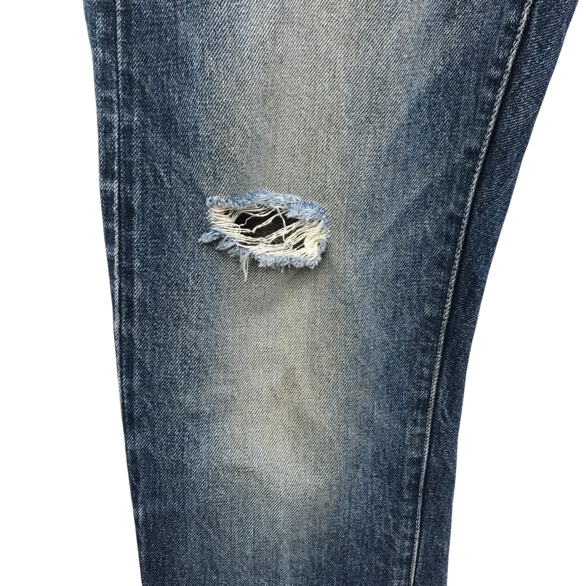 DENIME Slim STR XX ダメージ加工デニムパンツ50-12-0075 古着・中古-5枚目のアイテム画像
