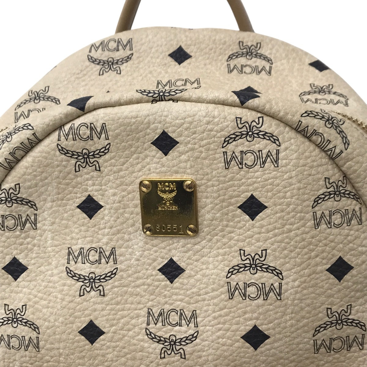 MCM スタッズリュック 古着・中古-3枚目のアイテム画像