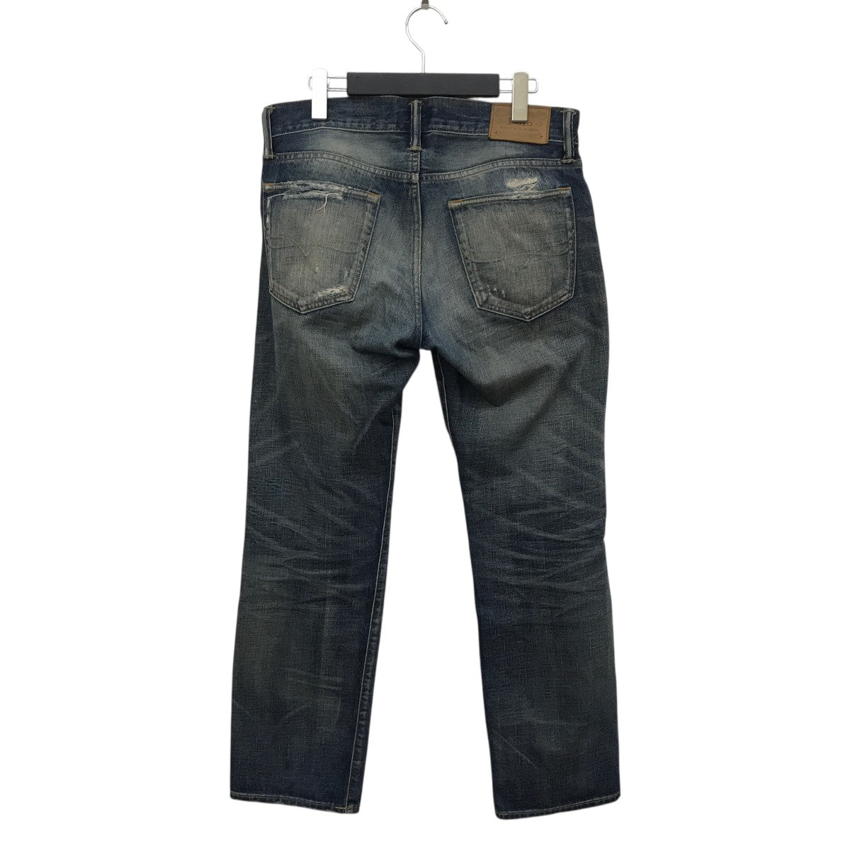 POLO RALPH LAUREN ダメージ＆パッチワーク加工デニムパンツ710833143001 古着・中古-2枚目のアイテム画像