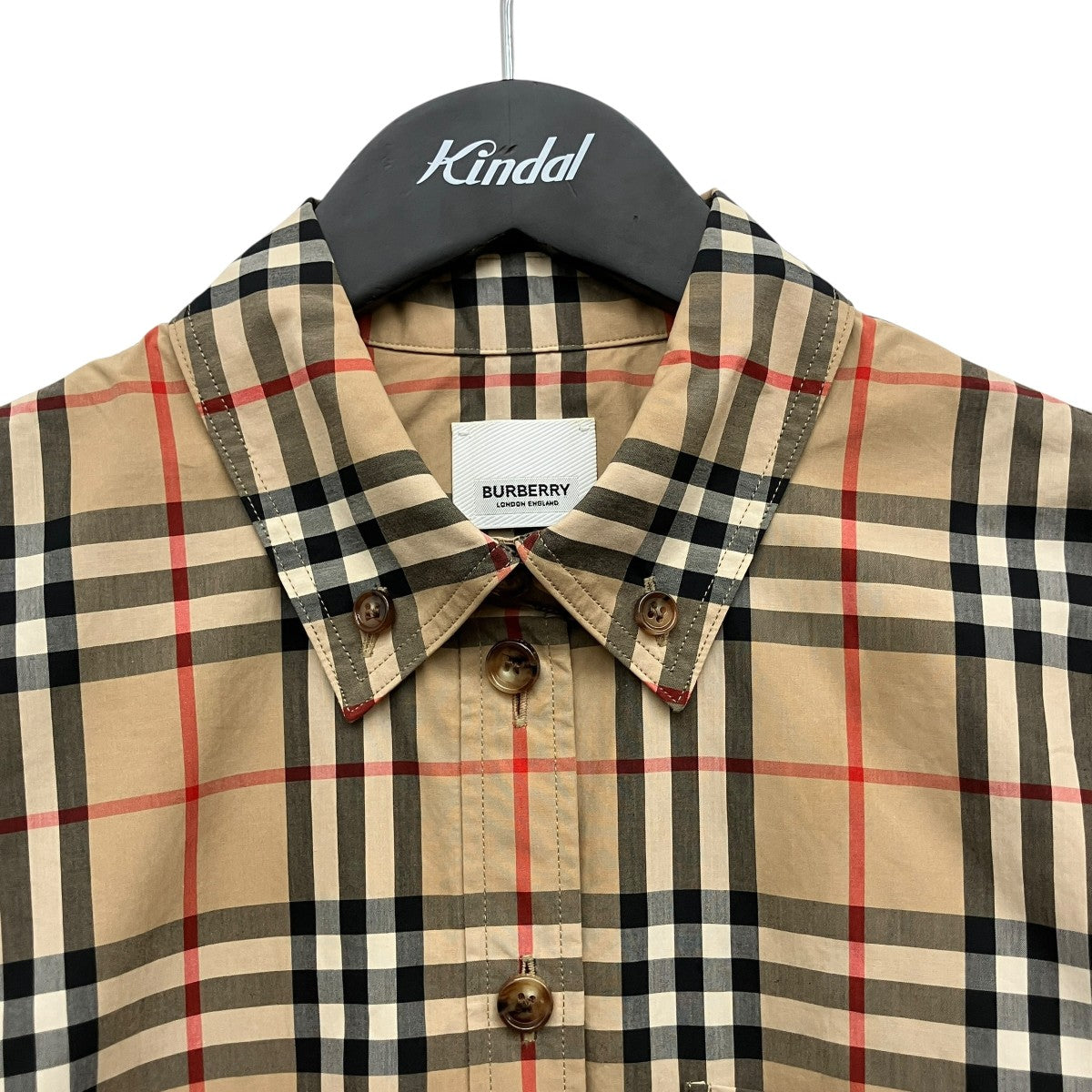 BURBERRY ヴィンテージノバチェックBDシャツCNALLASI8GUA/8022797 古着・中古-3枚目のアイテム画像