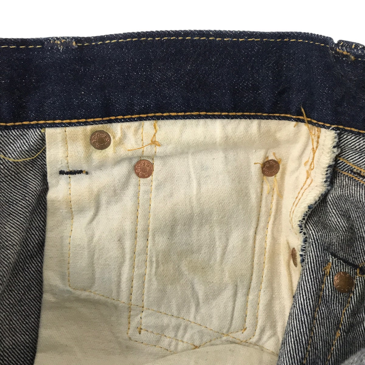 LEVI’S 501XX 90s USA製 バレンシア工場 赤耳 ボタン裏555デニムパンツ501 0004 古着・中古-10枚目のアイテム画像