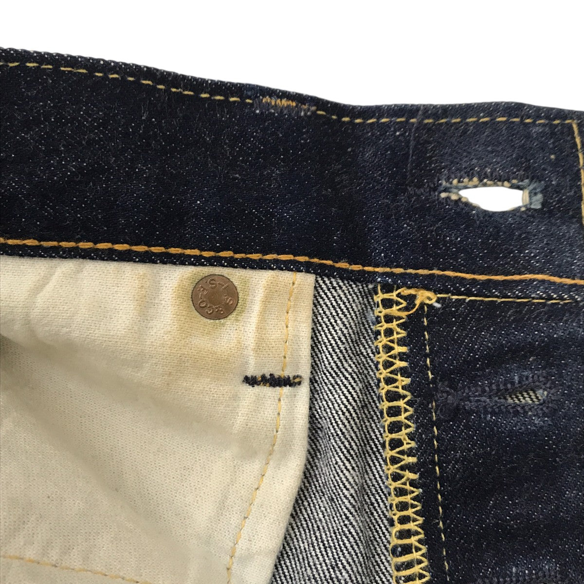 LEVI’S 501XX 90s USA製 バレンシア工場 赤耳 ボタン裏555デニムパンツ501 0004 古着・中古-9枚目のアイテム画像