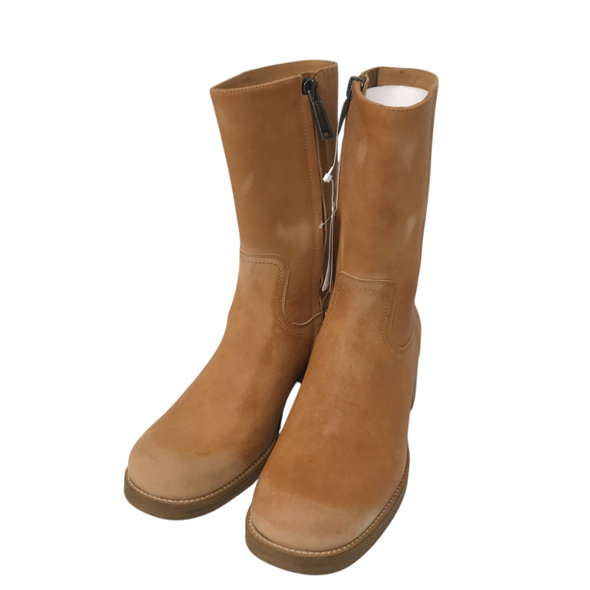 DSQUARED2 Vintage Leather Work BootsサイドゴアシューズD2102S82B00011 古着・中古-1枚目のアイテム画像