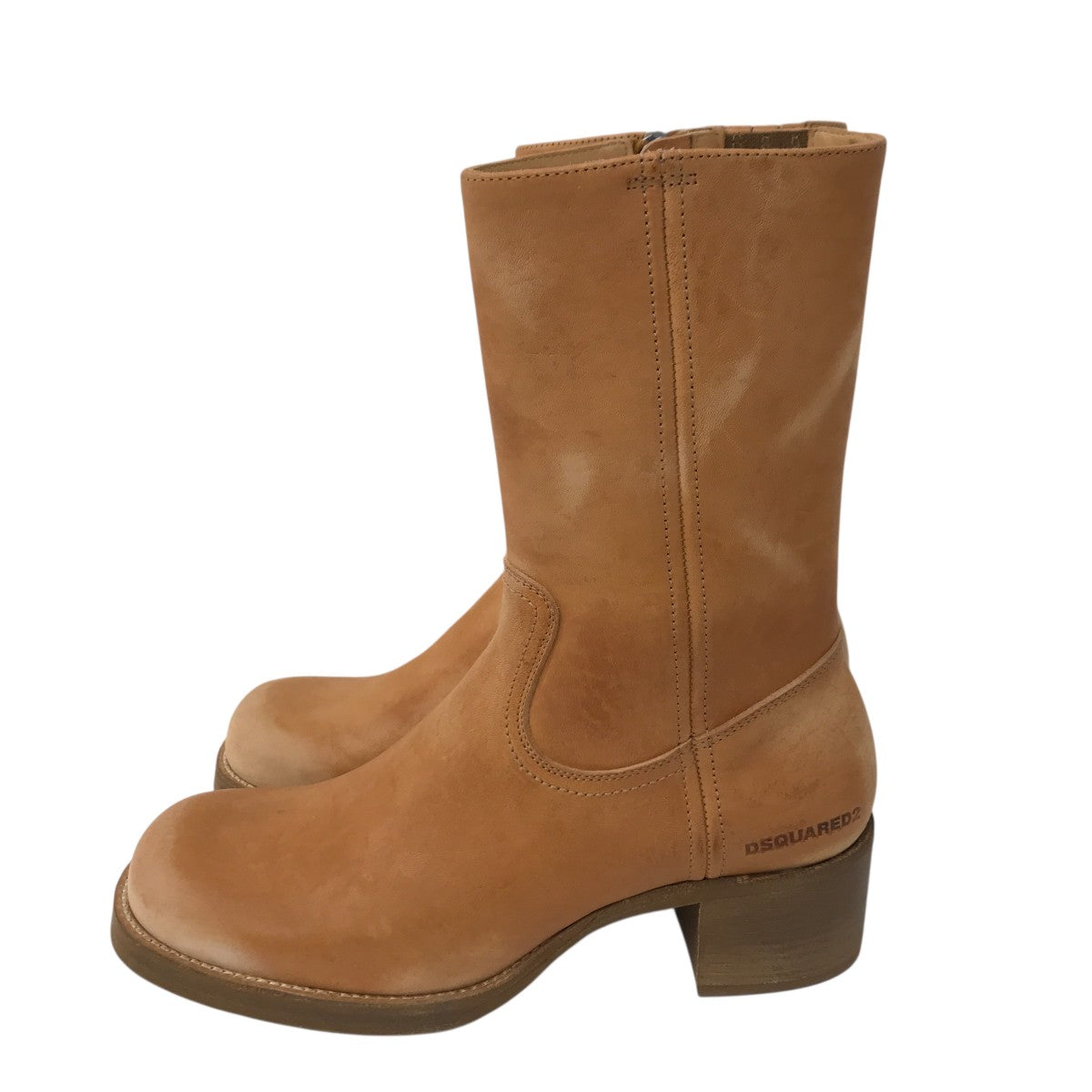 DSQUARED2 Vintage Leather Work BootsサイドゴアシューズD2102S82B00011 古着・中古-3枚目のアイテム画像