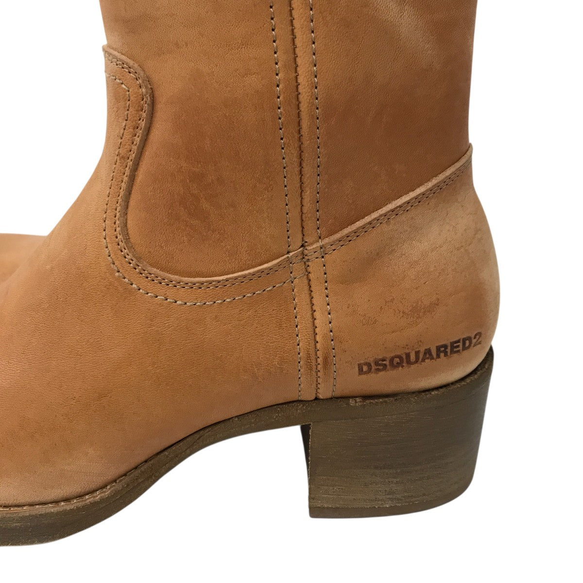 DSQUARED2 Vintage Leather Work BootsサイドゴアシューズD2102S82B00011 古着・中古-9枚目のアイテム画像