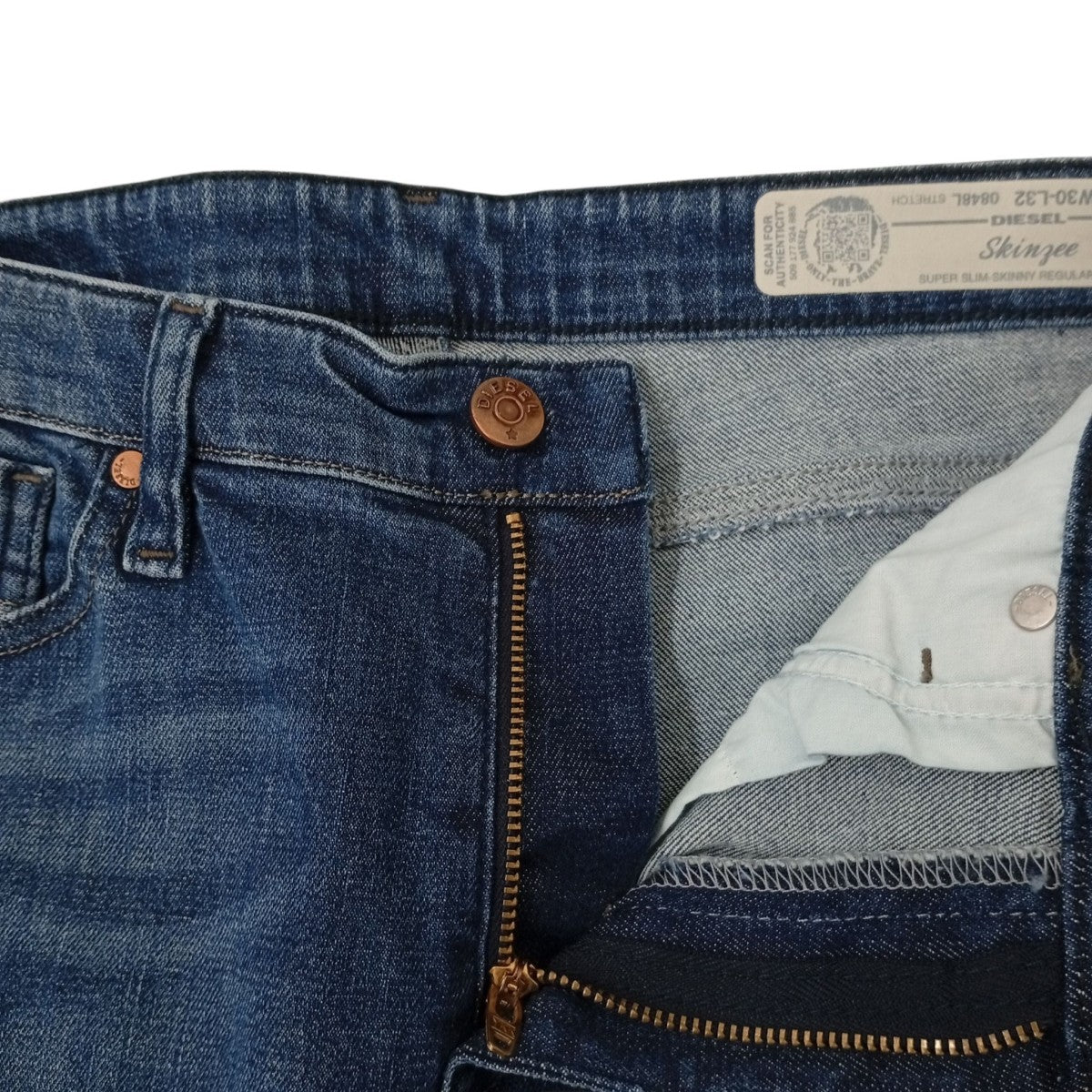 DIESEL Skinzee-Lowデニムパンツ0848L 古着・中古-3枚目のアイテム画像