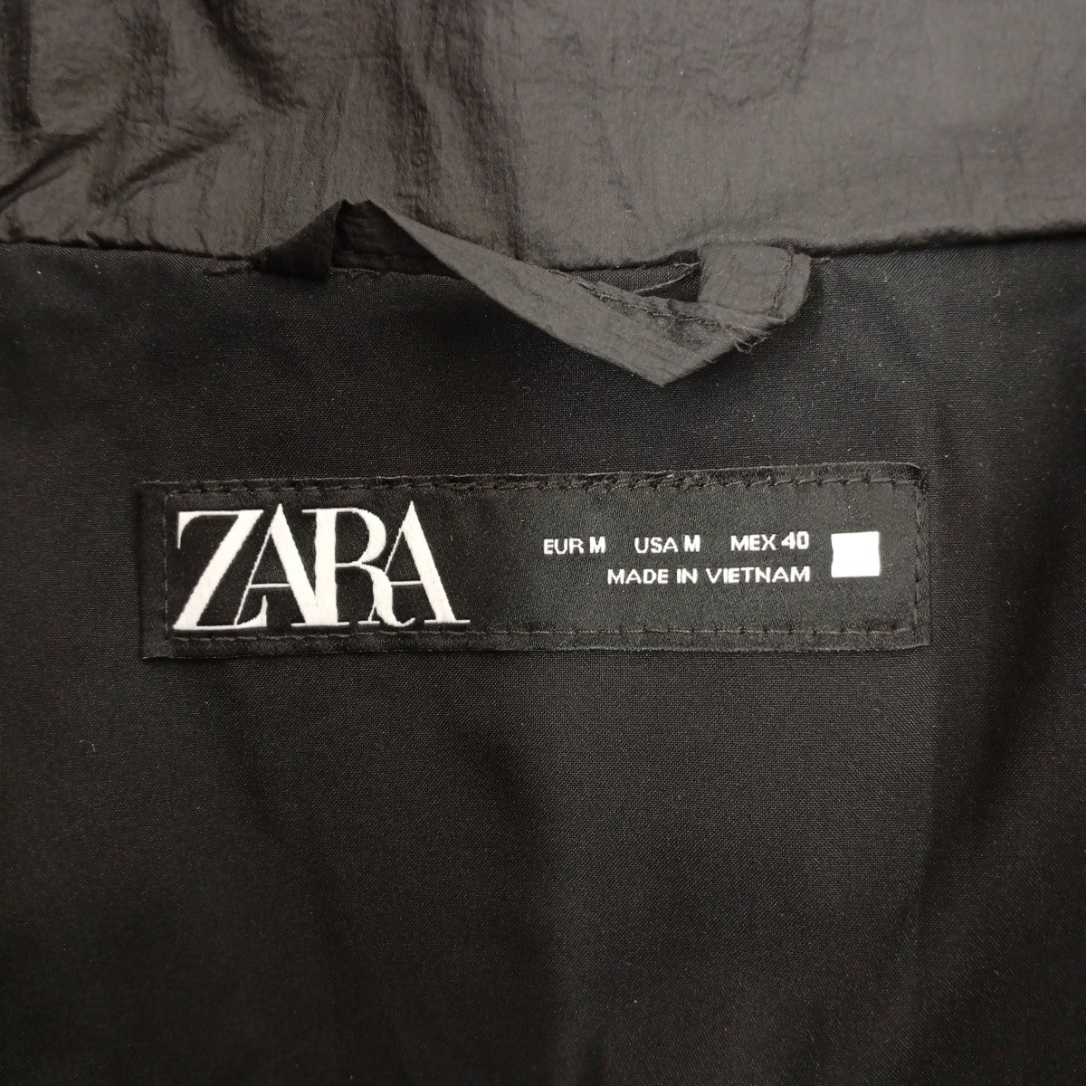 ZARA 中綿ジャケット 古着・中古-3枚目のアイテム画像