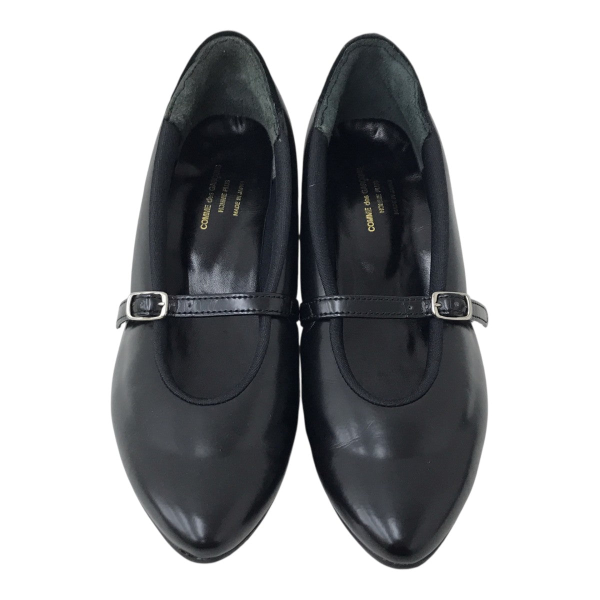 COMME des GARCONS HOMME PLUS 21AWヒールパンプスPH-K104-001-1-4 古着・中古-2枚目のアイテム画像