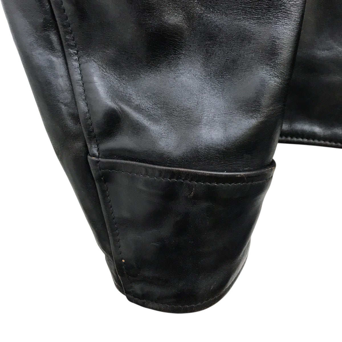 Aero LEATHER(エアロレザー) HALFBELT ホースハイドシングルライダース