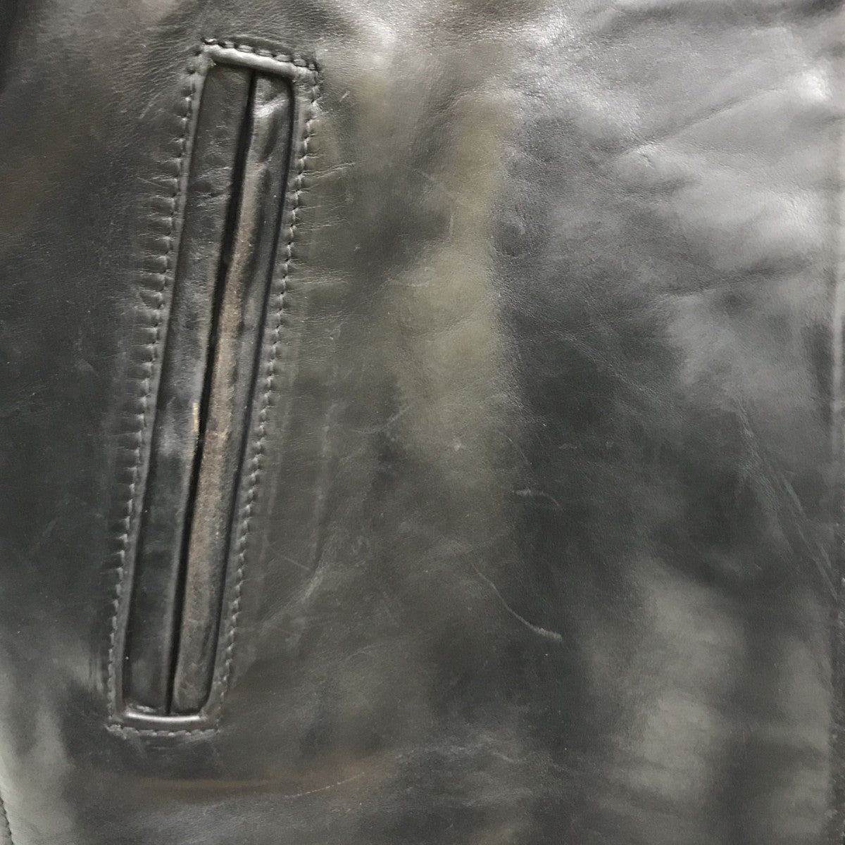 Aero LEATHER(エアロレザー) HALFBELT ホースハイドシングルライダース