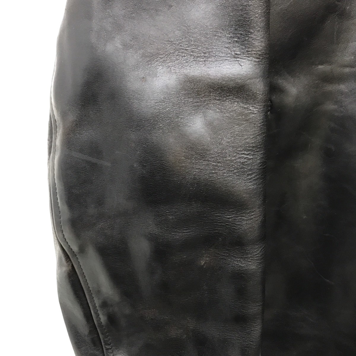Aero LEATHER(エアロレザー) HALFBELT ホースハイドシングルライダース