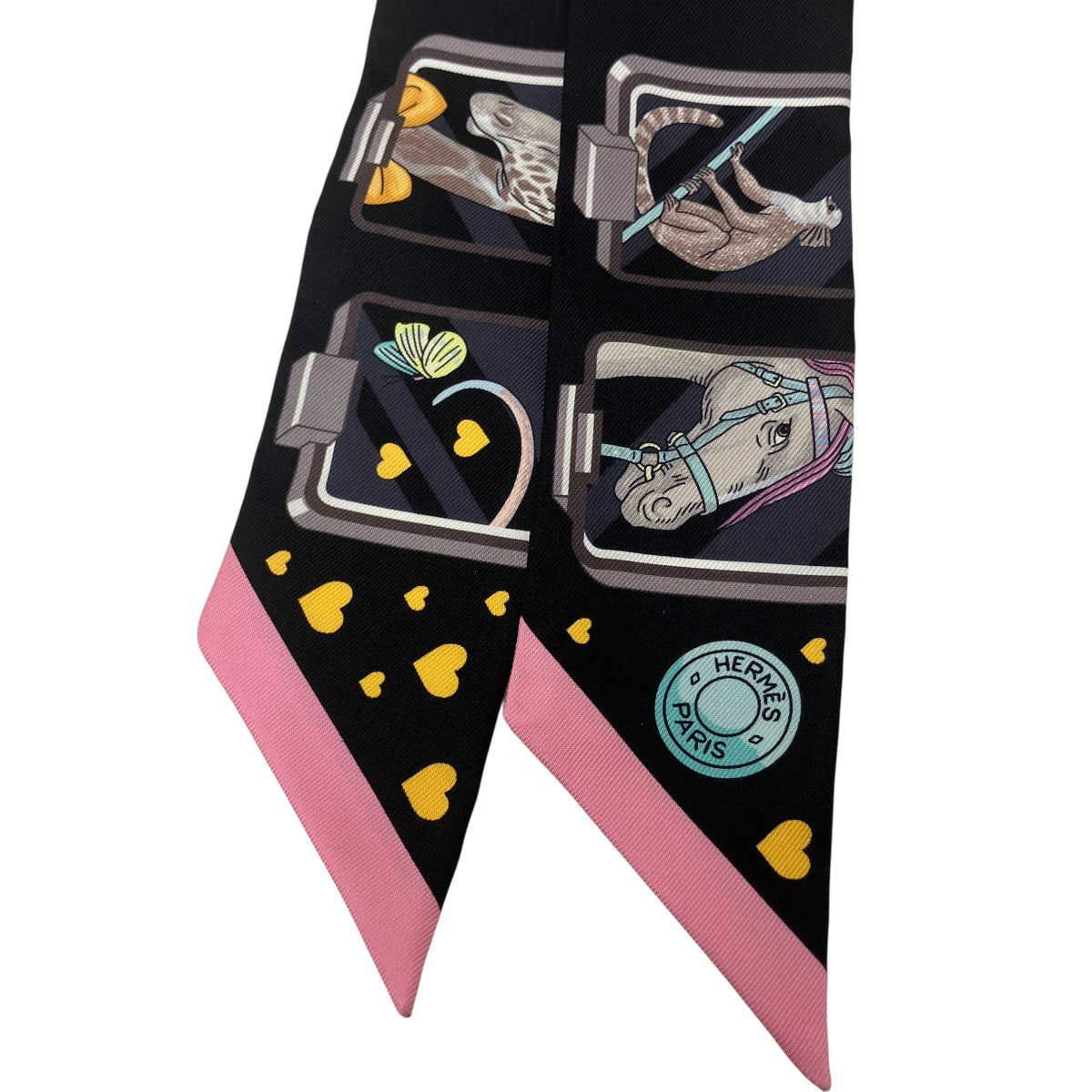 HERMES STORY ストーリーツィリースカーフ 古着・中古-3枚目のアイテム画像