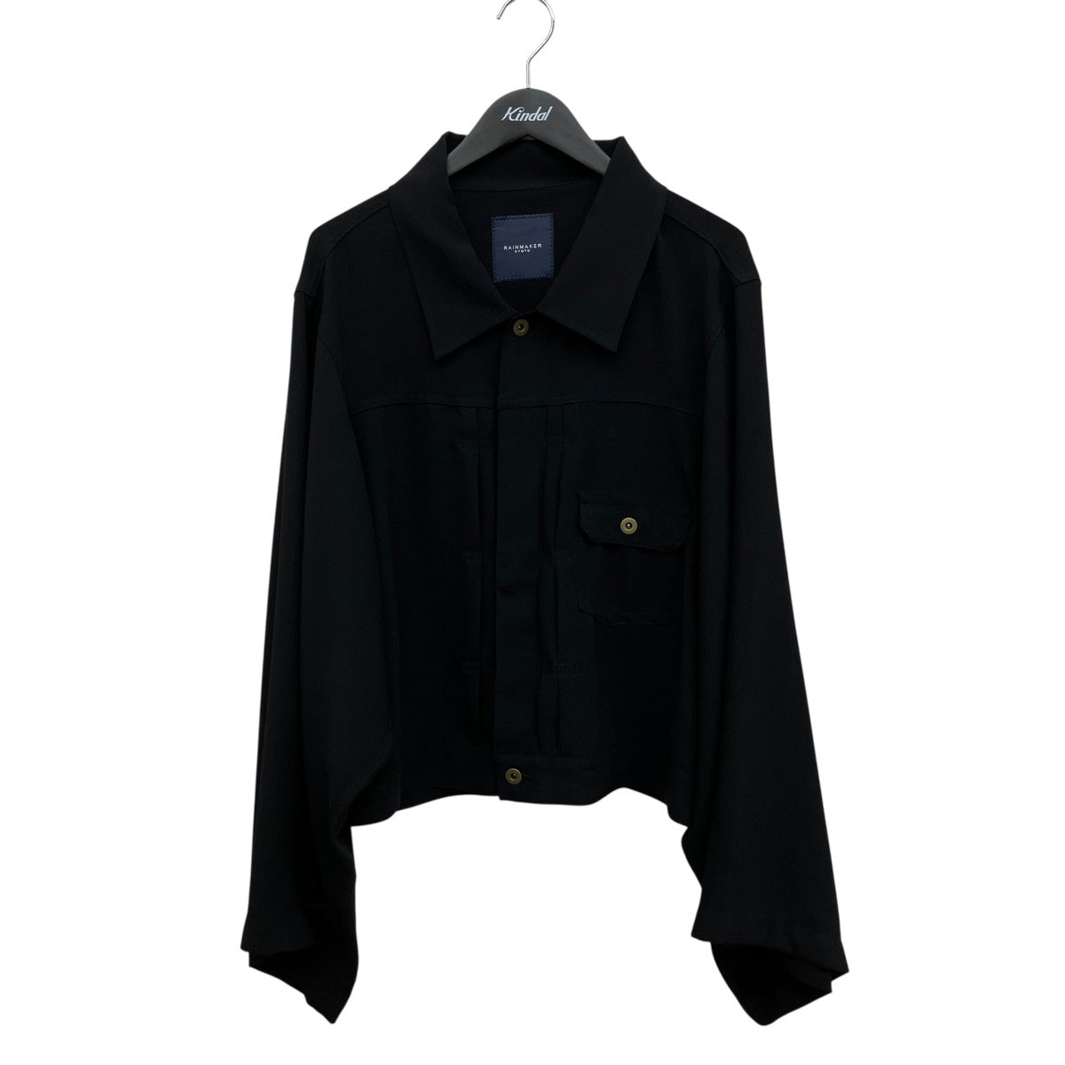 RAINMAKER MELANGE TWILL N-SLEEVE TRUCKER JACKETジャケットRM241-009 古着・中古-1枚目のアイテム画像