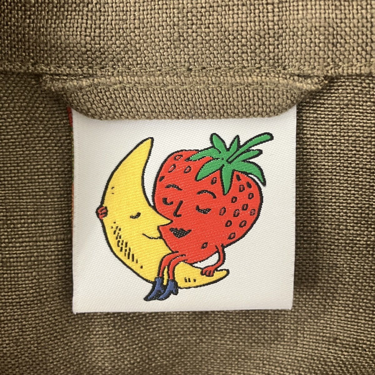 sky high farm SMOKE STRAWBABIES EMBROIDERED SHIRT長袖シャツSHF07-B002-B022 古着・中古-3枚目のアイテム画像