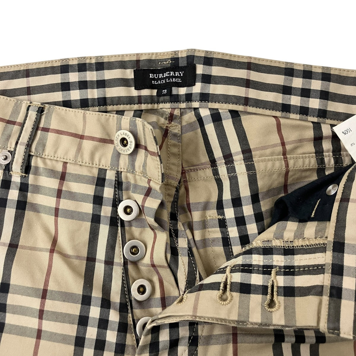 BURBERRY BLACK LABEL スラックスBMS01-950-47 古着・中古-3枚目のアイテム画像