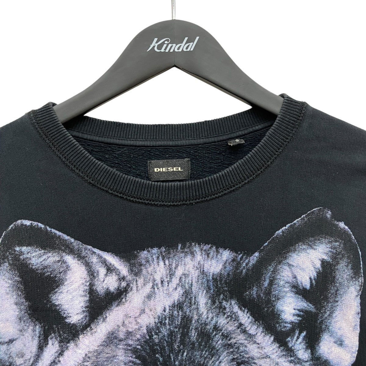 DIESEL ウルフ ダメージ加工トレーナー 古着・中古-5枚目のアイテム画像