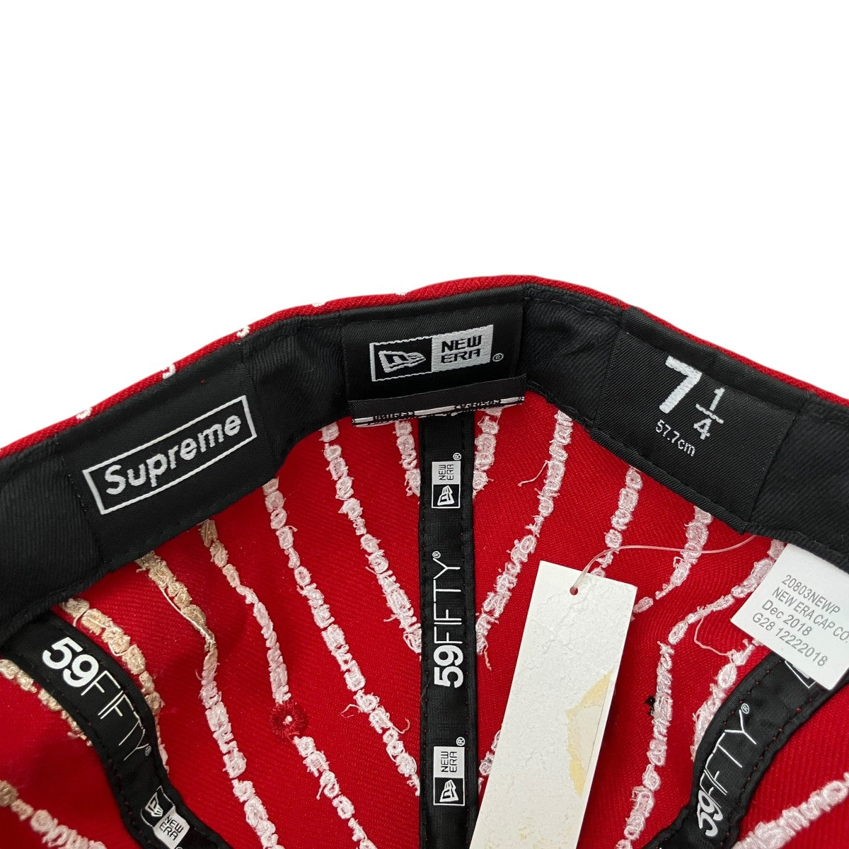 TEXT STRIPE NEWERAキャップ