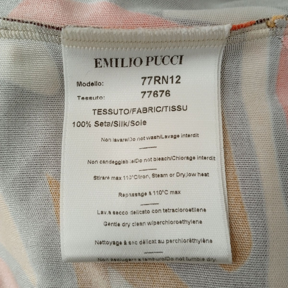 Emilio Pucci カットソー77RN12 古着・中古-5枚目のアイテム画像