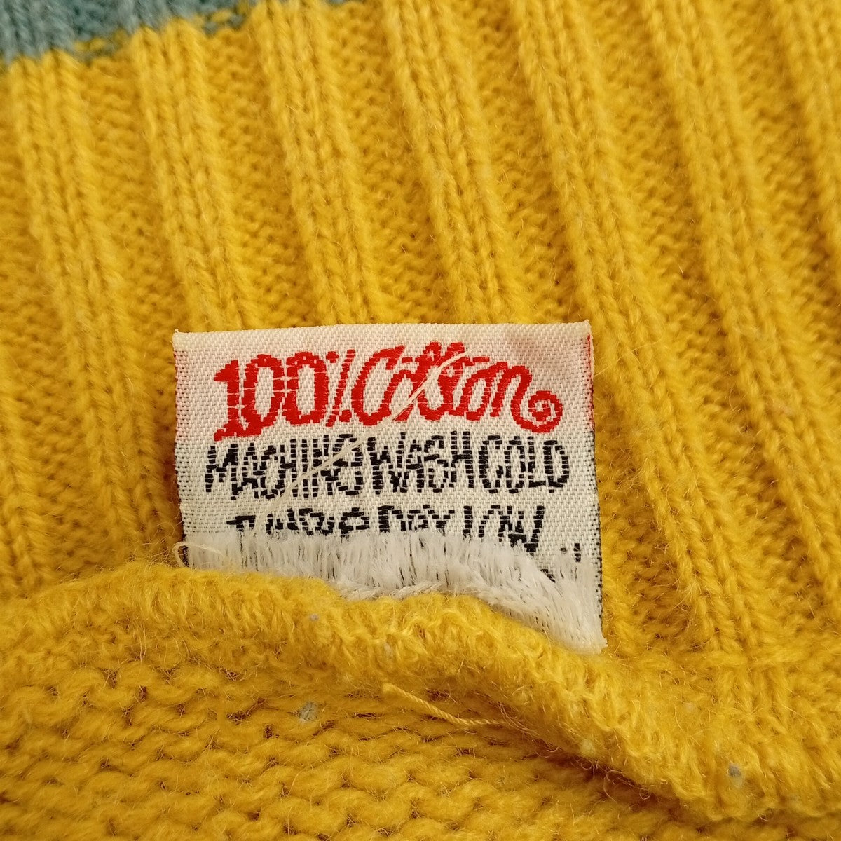 OLD STUSSYハーフジップニット