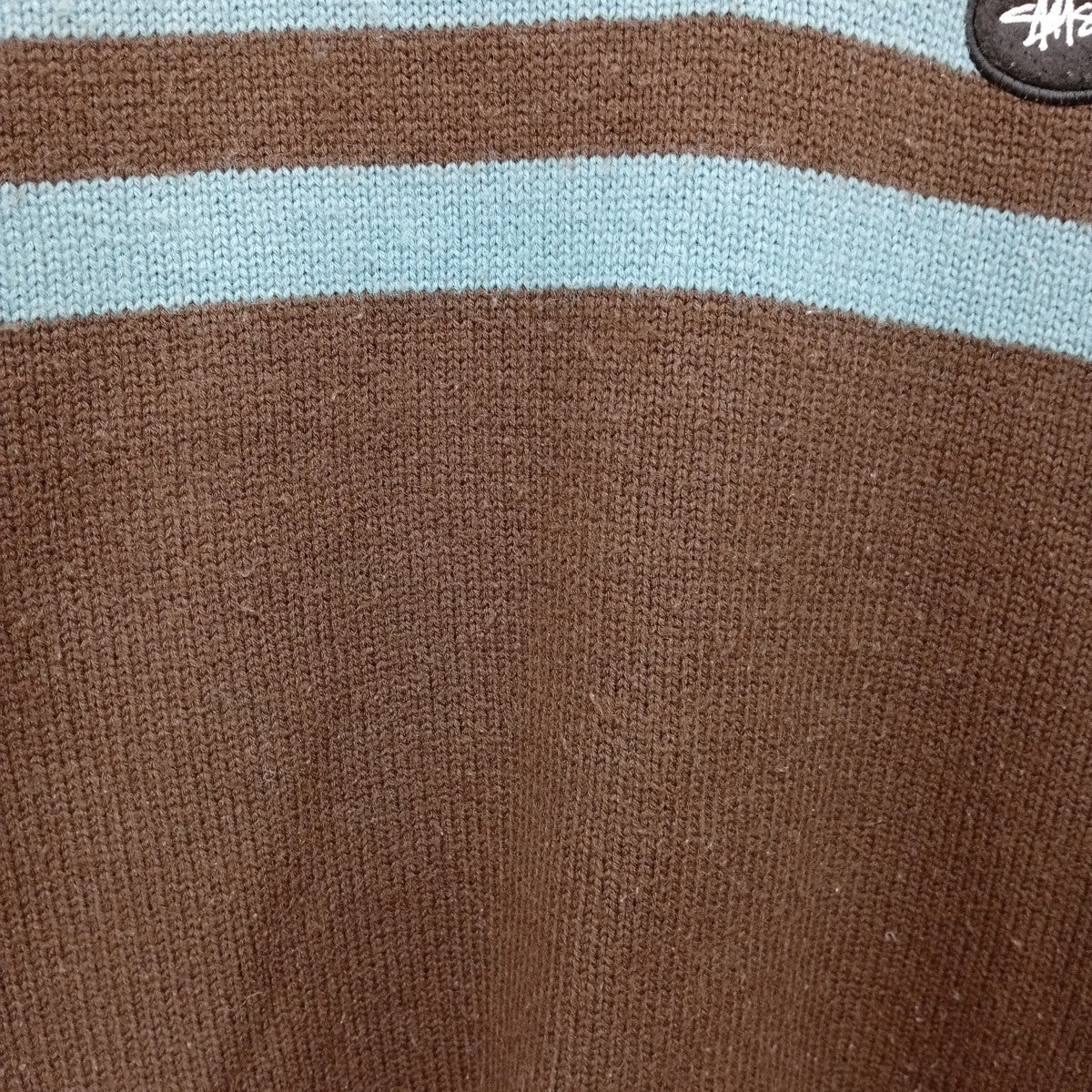 OLD STUSSYハーフジップニット