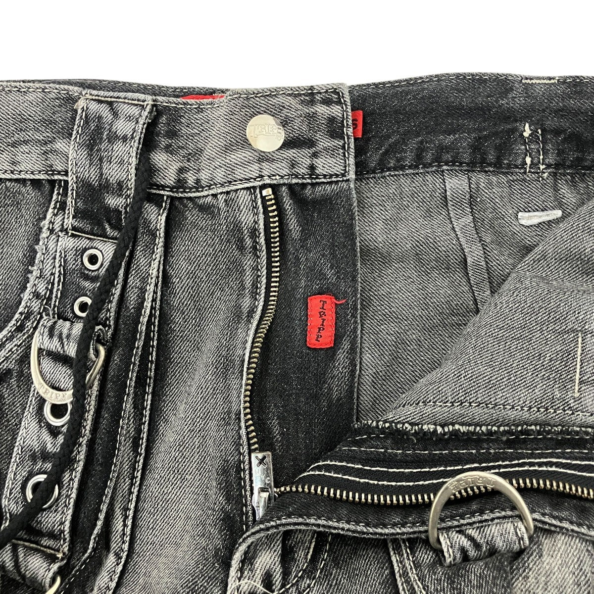 TRIPP NYC X-STRAP PANTSデニムパンツ 古着・中古-3枚目のアイテム画像