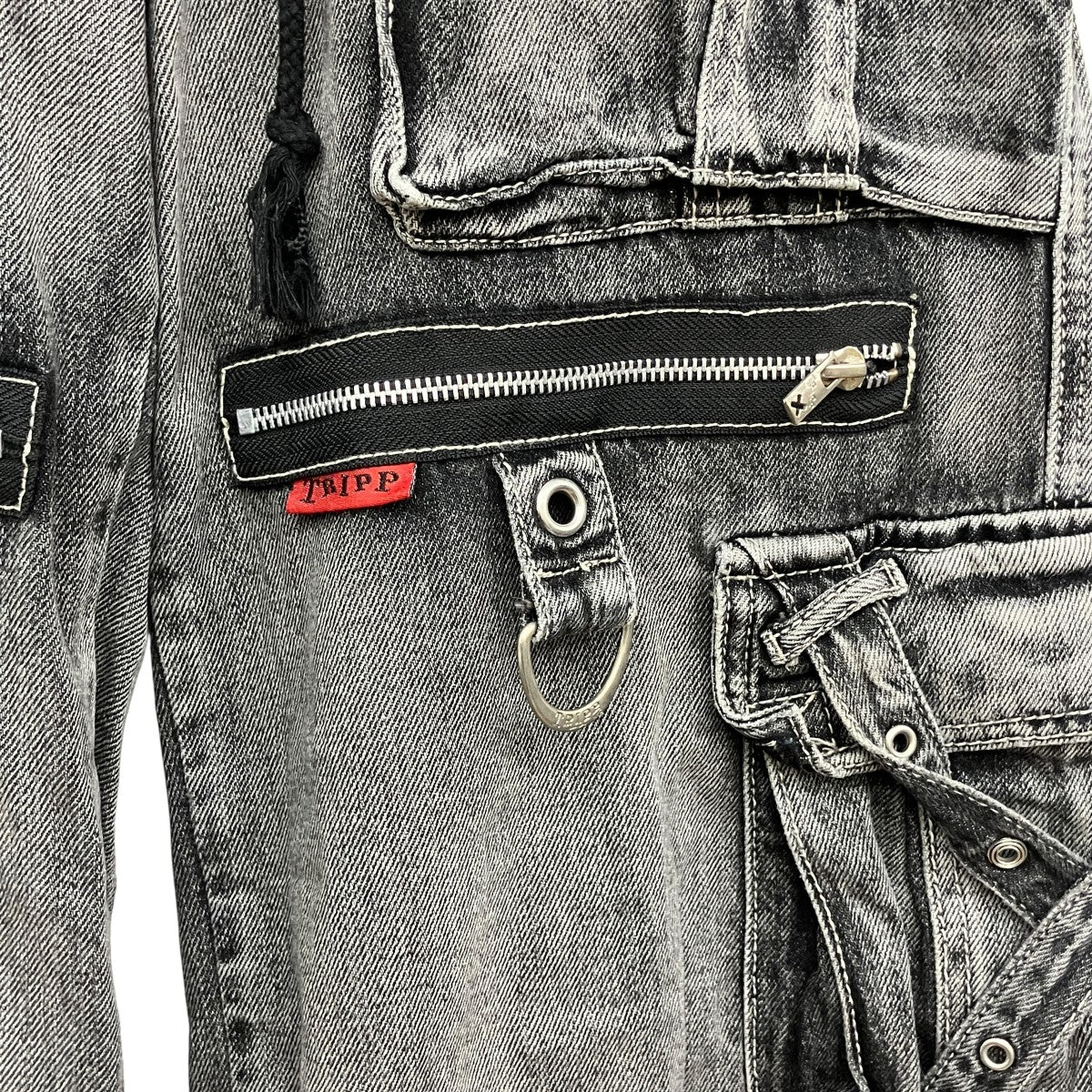 TRIPP NYC(トリップニューヨークシティ) X-STRAP PANTSデニムパンツ TRIPP NYC(トリップニューヨークシティ) X-STRAP PANTSデニムパンツ