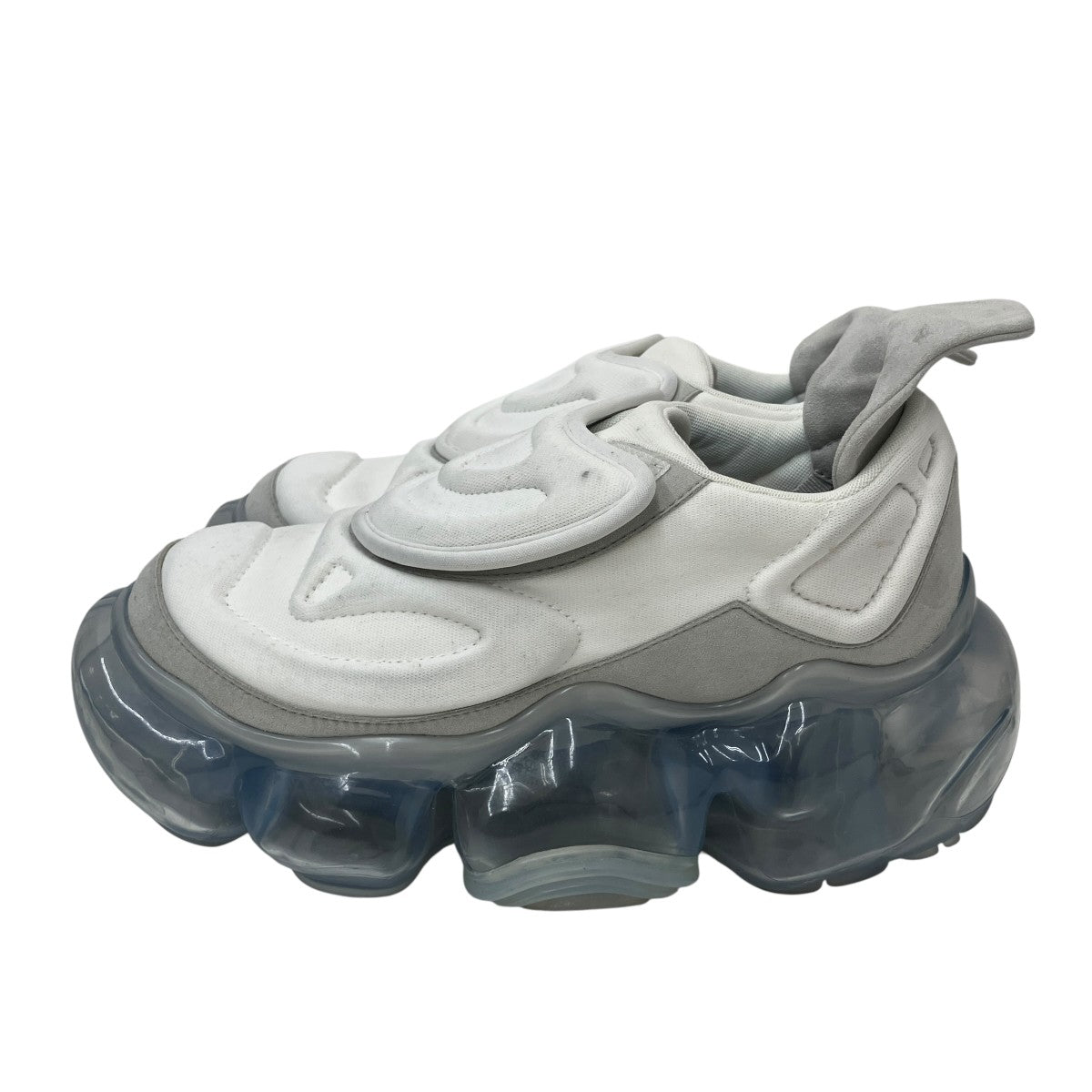 grounds(グラウンズ) MOOPIE NAZCAスニーカー ホワイト×ブルー サイズ