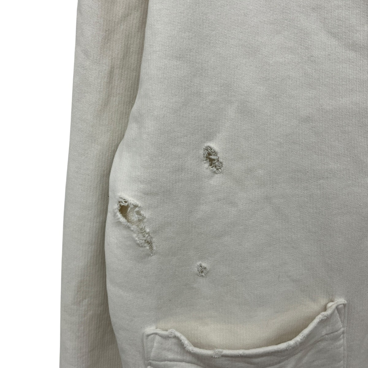 NEIGHBORHOOD SAVAGE SWEAT CARDIGAN LSダメージフェード加工カーディガン251OKNH-CSM03 古着・中古-7枚目のアイテム画像