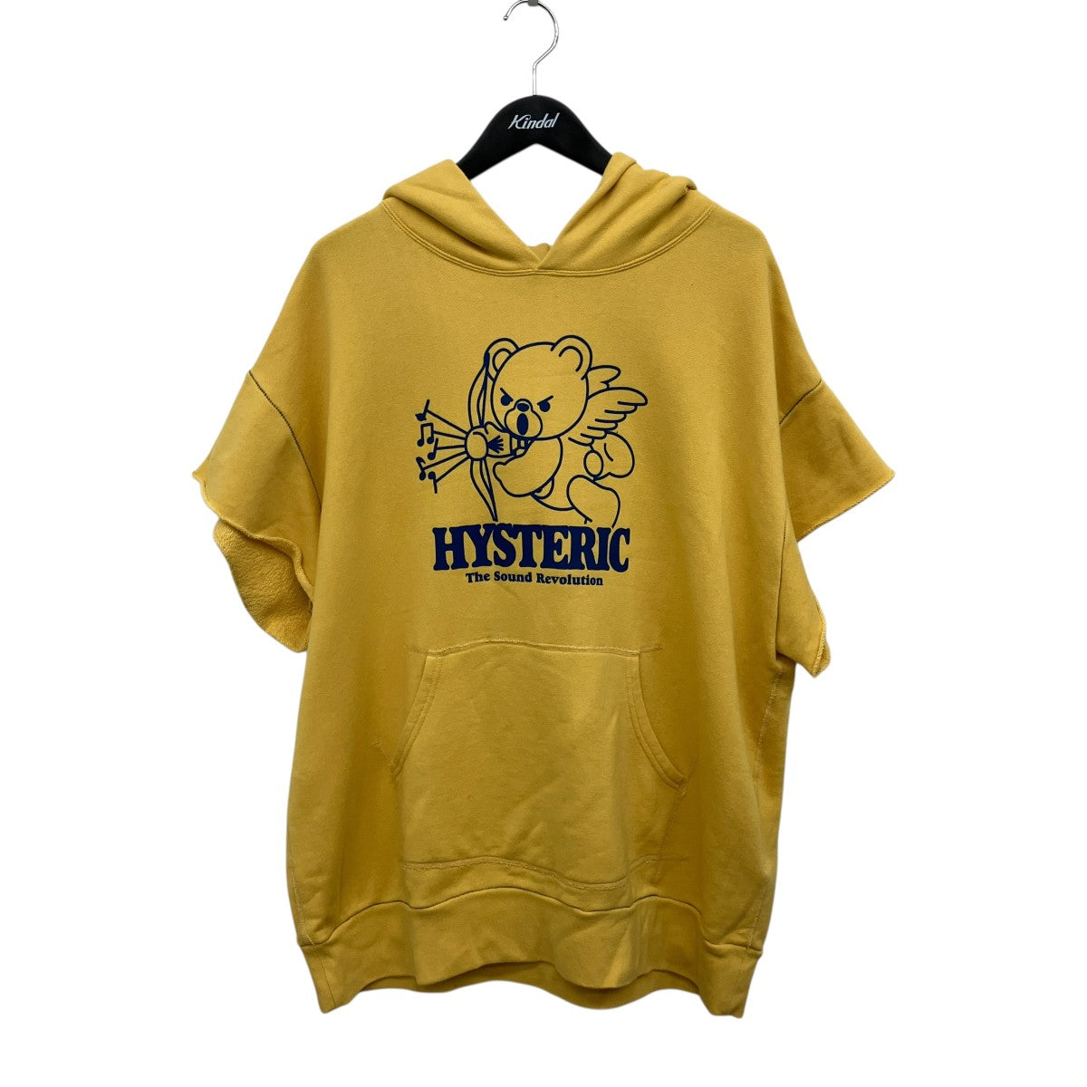 Hysteric Glamour ANGEL BEAR フードベスト半袖パーカー01231CF04 古着・中古-1枚目のアイテム画像