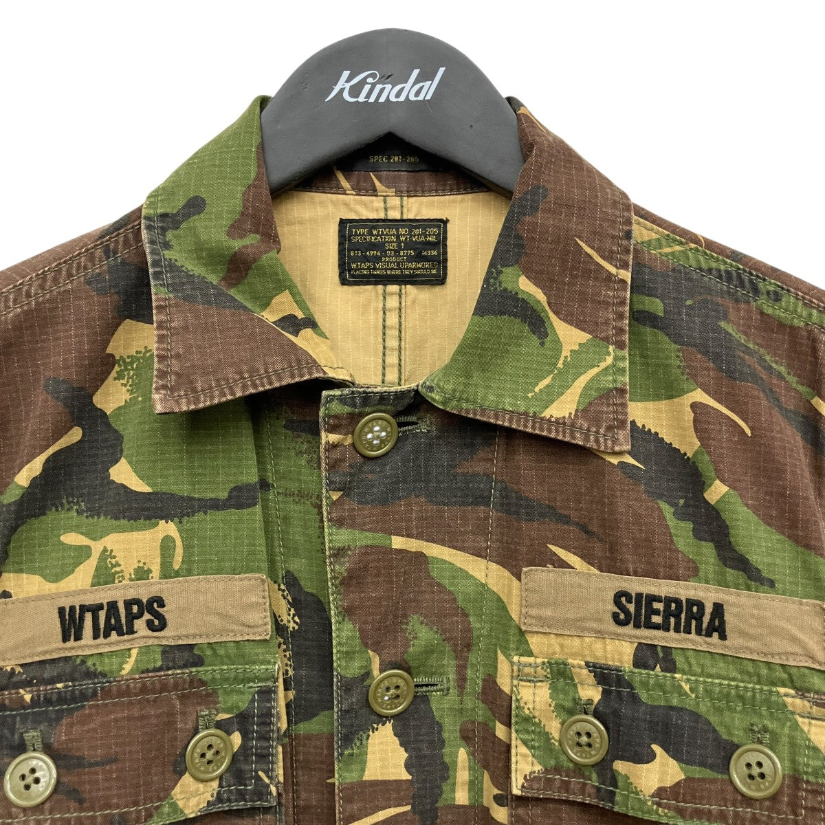 WTAPS(ダブルタップス) JUNGLE L Sミリタリージャケット141GWDT-SHM02