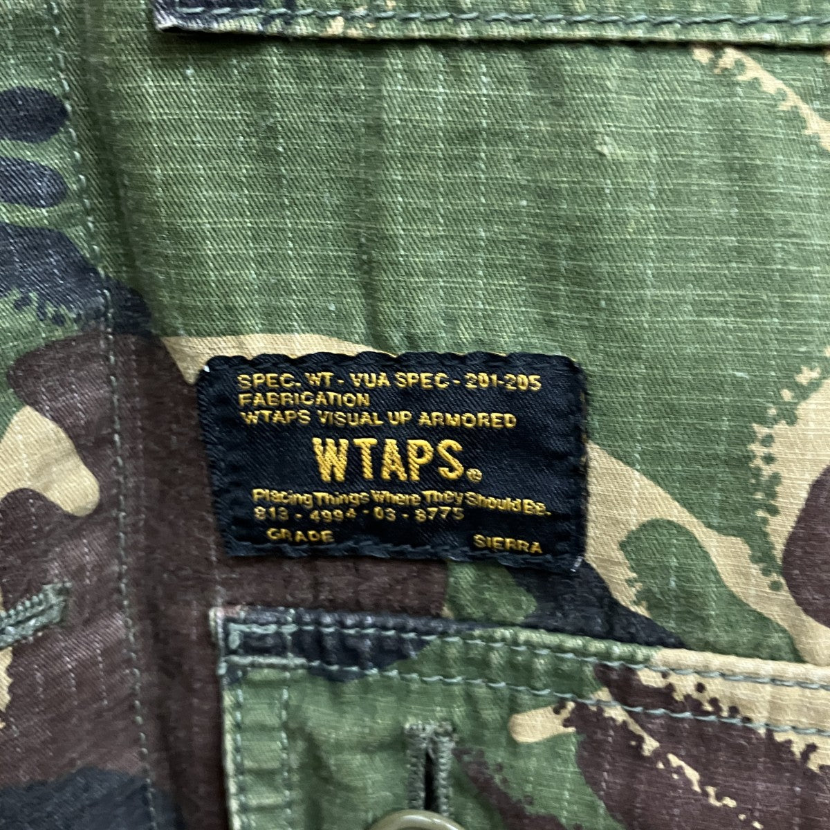 WTAPS(ダブルタップス) JUNGLE L Sミリタリージャケット141GWDT-SHM02
