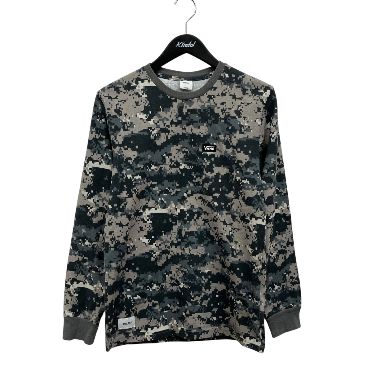 WTAPS×VANS デジカモ長袖Tシャツ 古着・中古-1枚目のアイテム画像