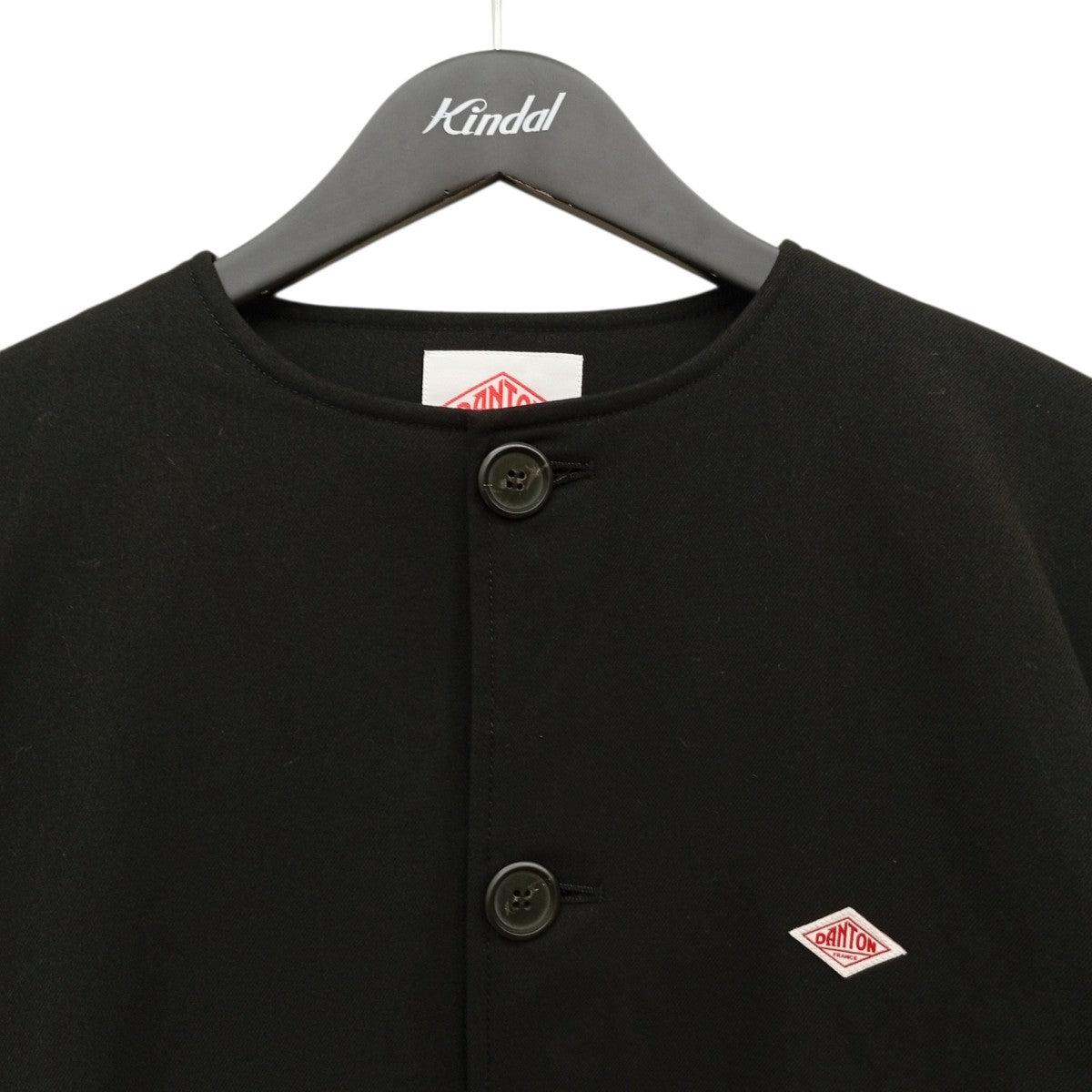 25AWWOMEN’S WOOL LIKE INSULATION COLLARLESS WIDE JACKETジャケットTY52-119-02