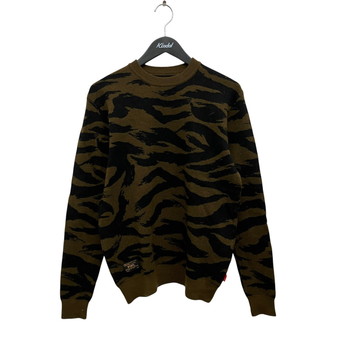 WTAPS 迷彩柄セーター162MADT-KNM02 古着・中古-1枚目のアイテム画像