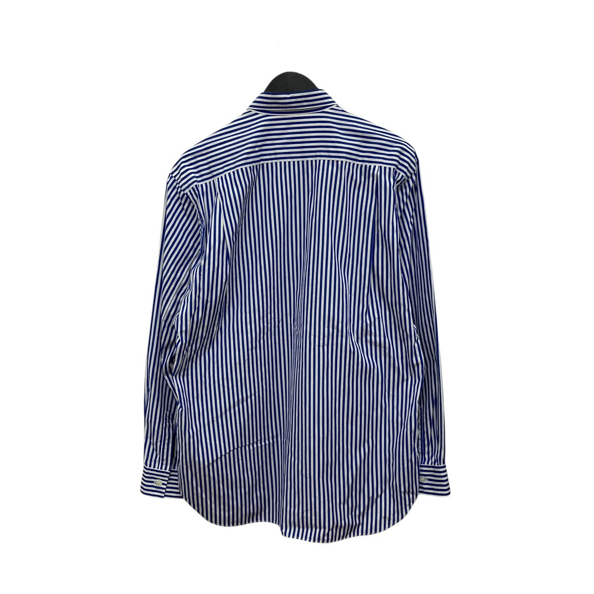 COMME des GARCONS SHIRT パッチワークチェックストライプシャツFO-B002 古着・中古-2枚目のアイテム画像