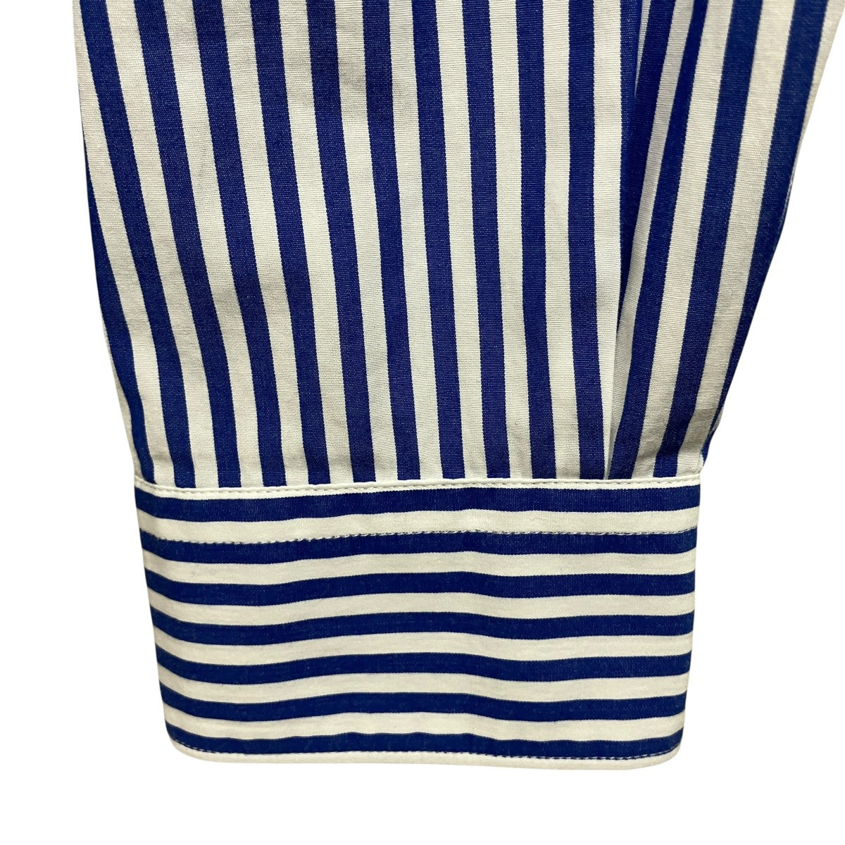 COMME des GARCONS SHIRT パッチワークチェックストライプシャツFO-B002 古着・中古-5枚目のアイテム画像
