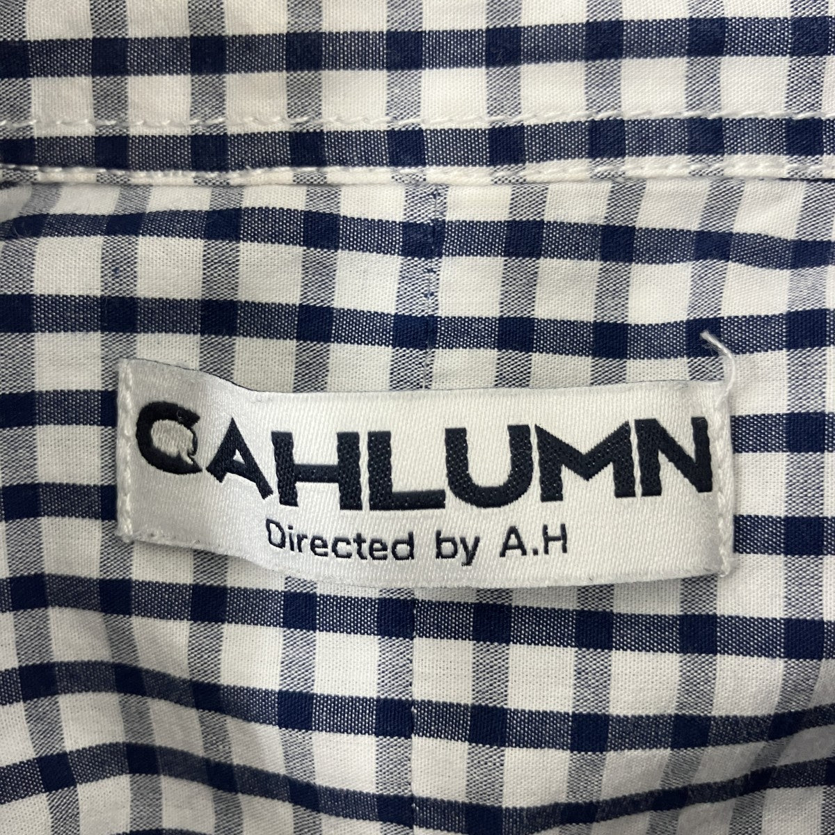 CAHLUMN Magazine Pocket Broad Shirtギンガムチェックロングスリーブシャツ231-1036 古着・中古-3枚目のアイテム画像