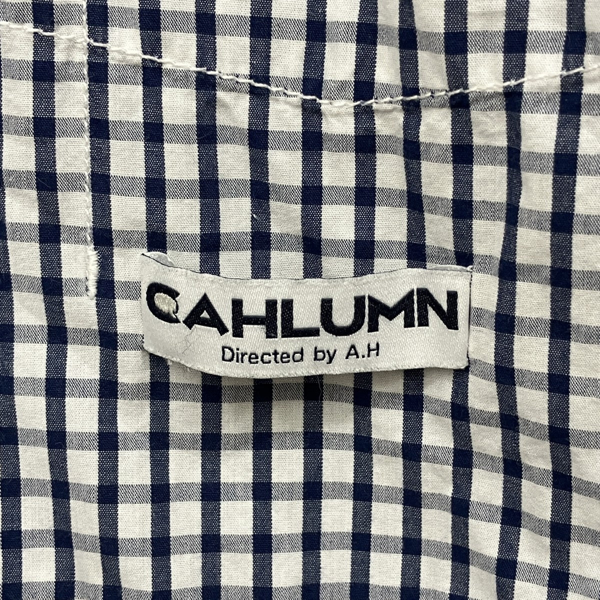 CAHLUMN Magazine Pocket Broad Shirtギンガムチェックロングスリーブシャツ231-1036 古着・中古-6枚目のアイテム画像