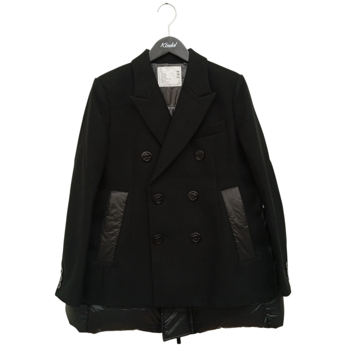 sacai ドッキングPコートSCW-244 古着・中古-1枚目のアイテム画像