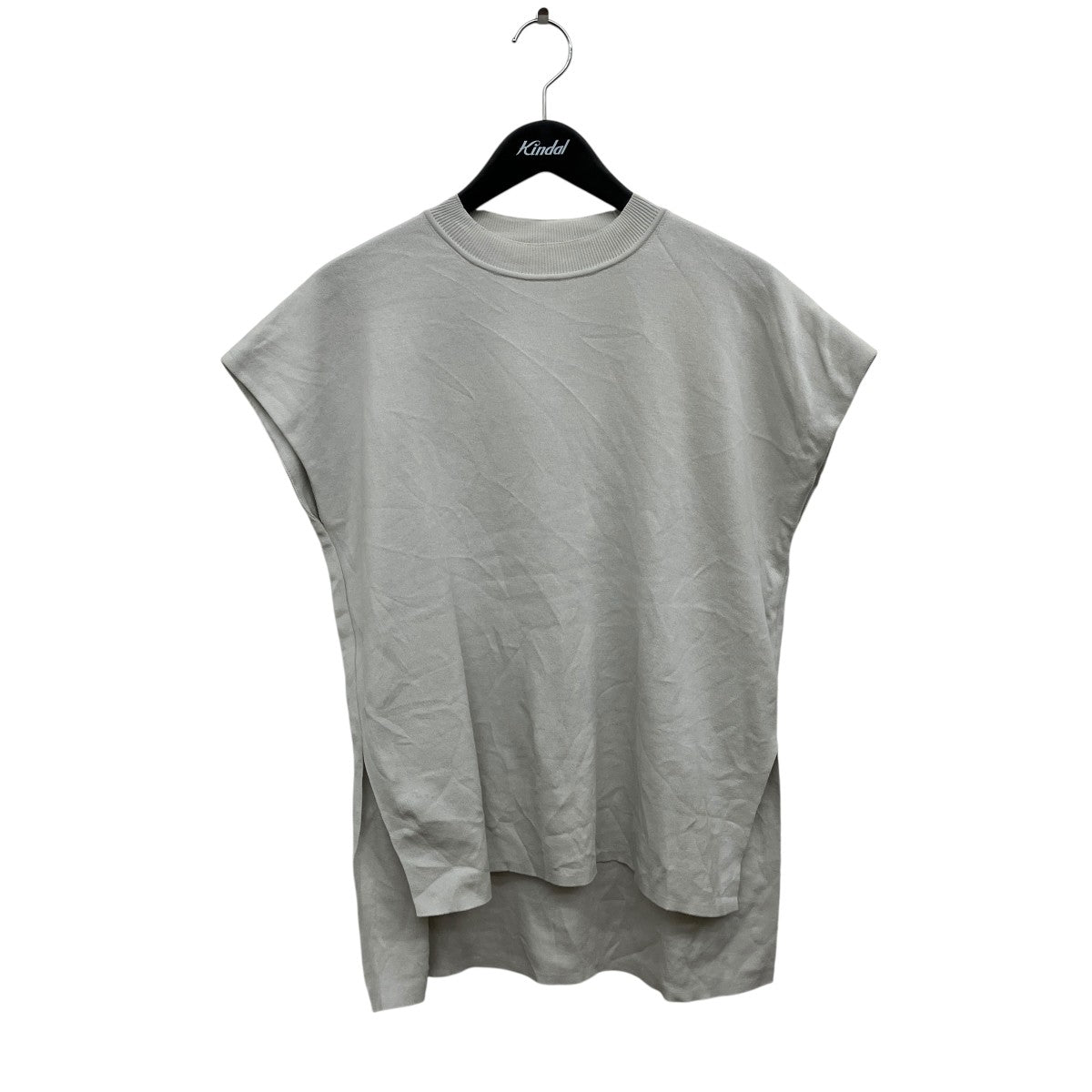 ATON 50 2 NATURAL DYED ORGANIC半袖ニットKRAGGM0203 古着・中古-1枚目のアイテム画像