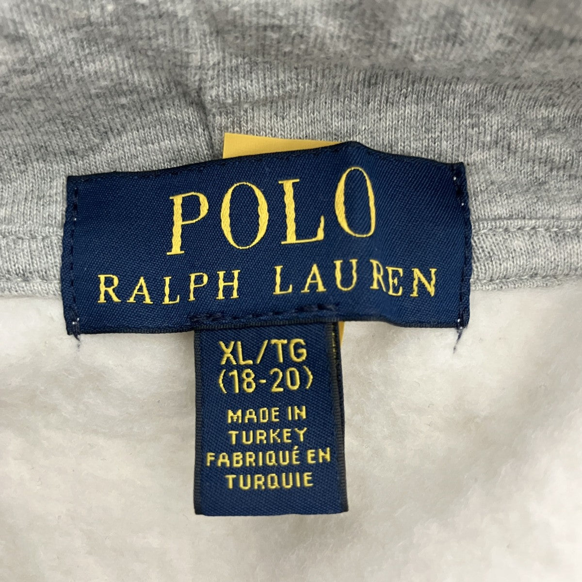 POLO RALPH LAUREN カレッジプリントパーカー 古着・中古-3枚目のアイテム画像