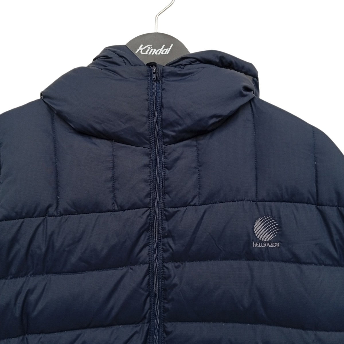 LOGO PULLOVER HOODED DOWN JACKETハーフジップダウンジャケット
