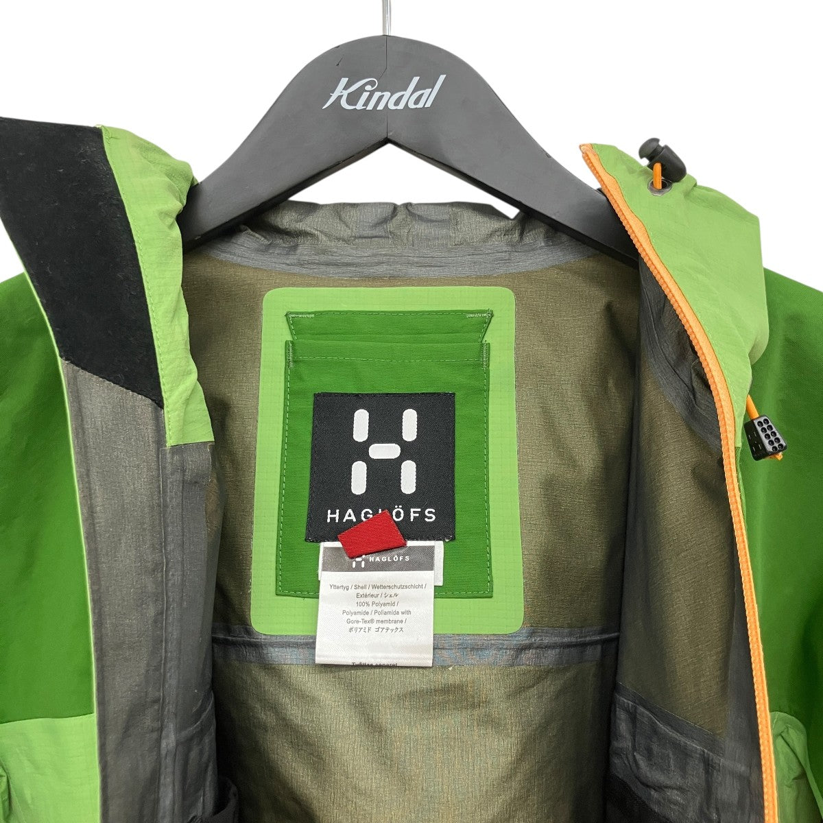 HAGLOFS(ホグロフス) SPITZ JACKETマウンテンパーカー グリーン サイズ