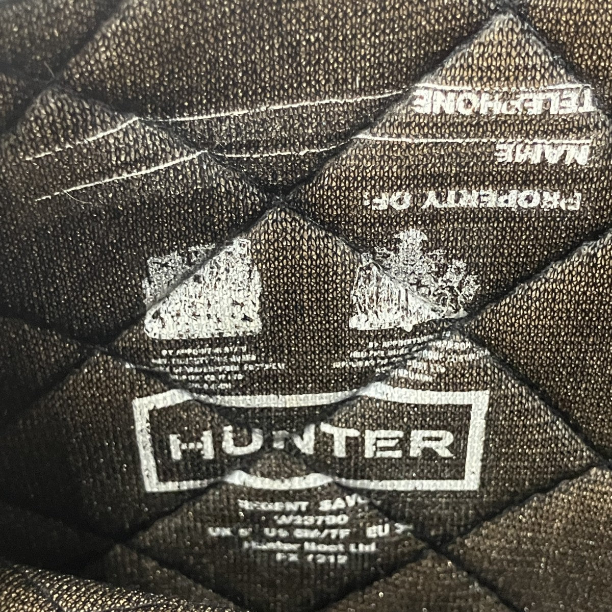 HUNTER レインブーツW23790 古着・中古-10枚目のアイテム画像