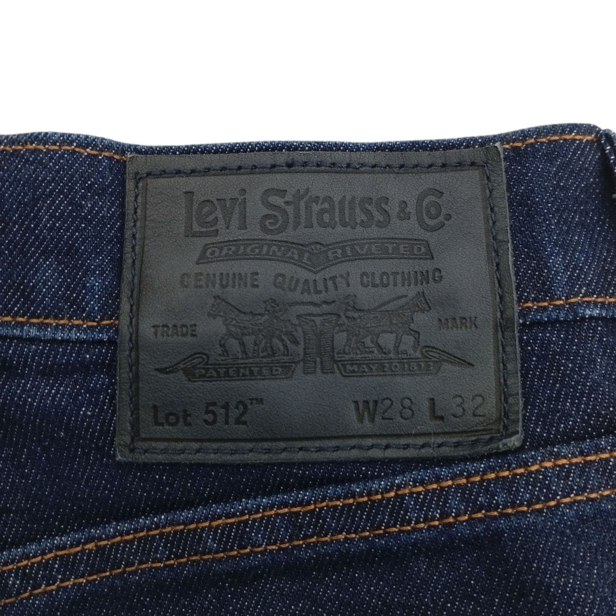 LEVI’S スリムテーパード ジーンズデニムパンツA5877-0000 古着・中古-6枚目のアイテム画像