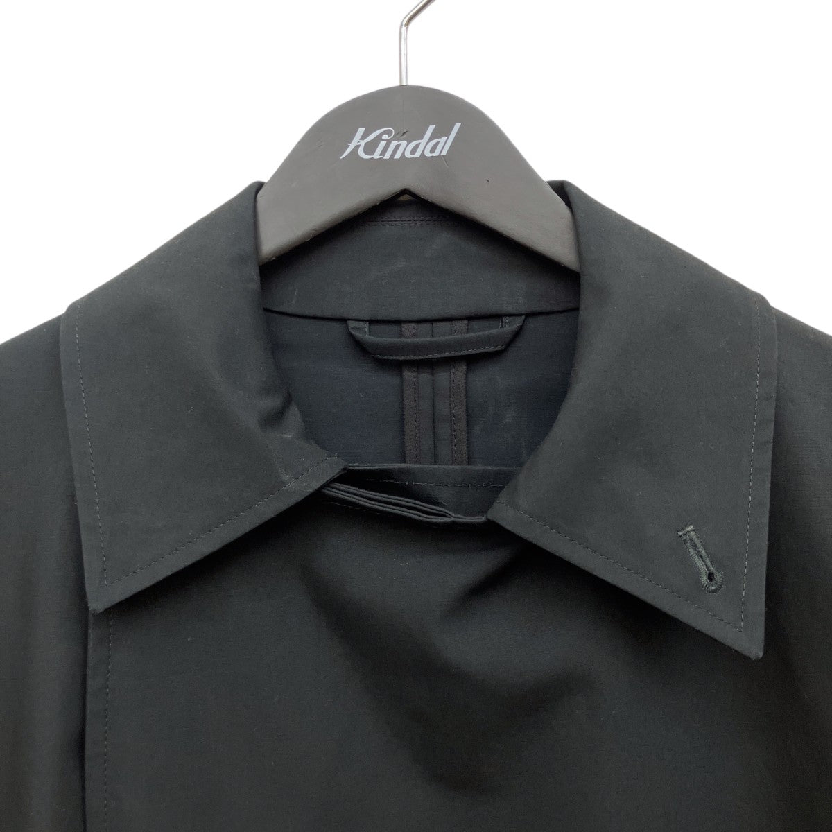 BONDED POWDER COTTON DOUBLE LAPEL MAC DELUMコートSNM-357