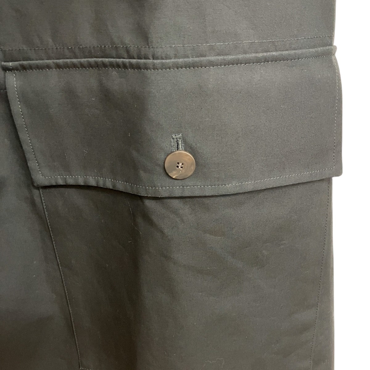 BONDED POWDER COTTON DOUBLE LAPEL MAC DELUMコートSNM-357