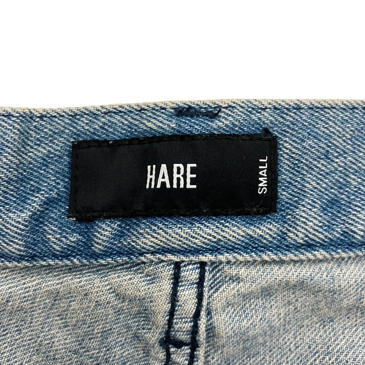 HARE ダメージ加工コーティングデニムパンツHA010179TO 古着・中古-4枚目のアイテム画像