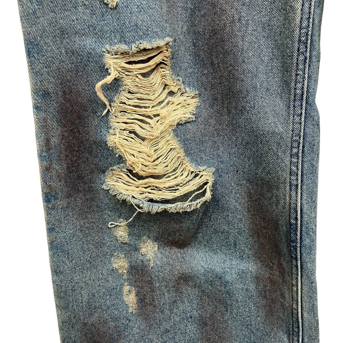 HARE ダメージ加工コーティングデニムパンツHA010179TO 古着・中古-6枚目のアイテム画像